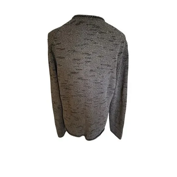 NWT Eileen Fisher Twisted CottonLinen Shimmer Sweater Jacket Size L QuietLuxury - Picture 3 of 8